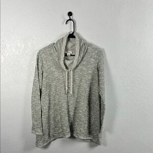 Style & Co. Women’s Heathered Gray Cowl Neck Sweater Sz S Long Sleeve Winter